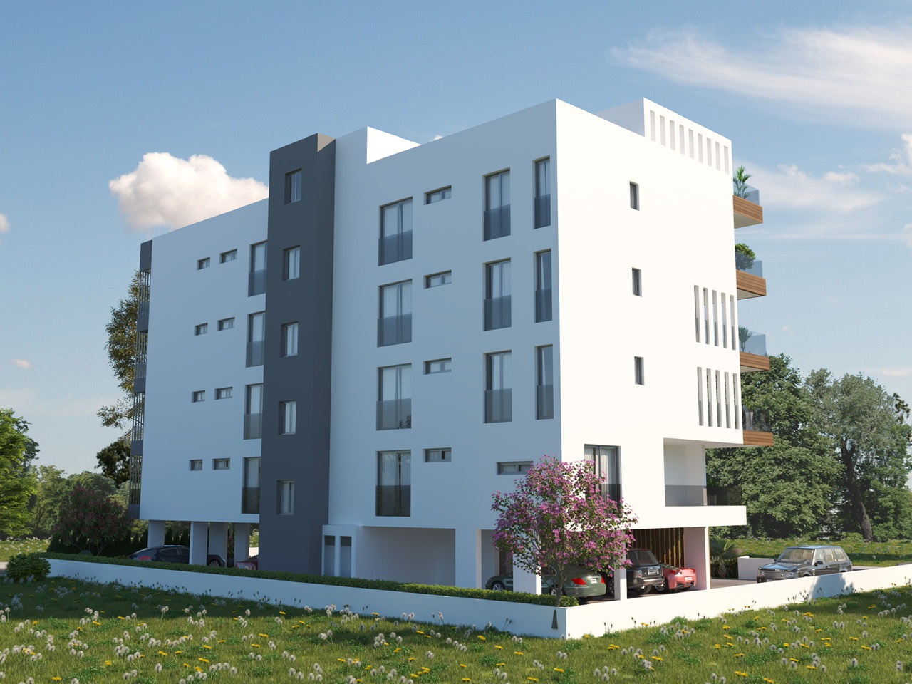 3-Storey Concrete Residential Building in Nicosia, Cyprus. - Calculus ...