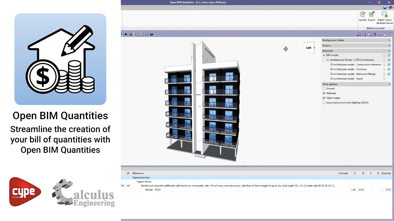 Simplify Cost Estimation with Open BIM Quantities - Calculus Engineering