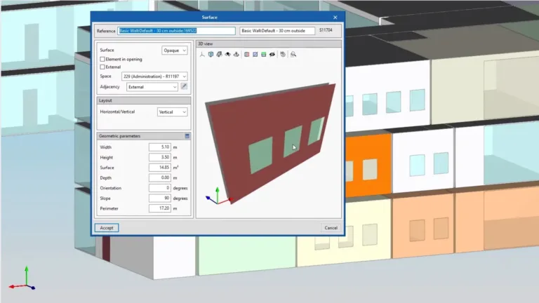 Analytical models for energy and acoustic simulations based on BIM models