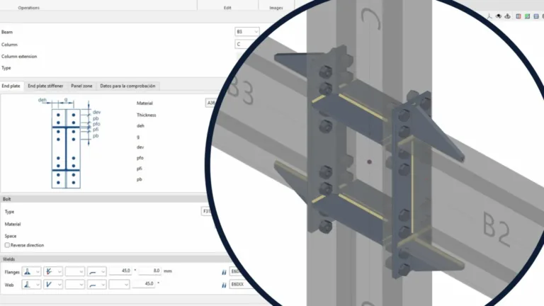 Prequalified connections in steel structures: concept, types and their design with CYPE Connect and StruBIM Steel 2026